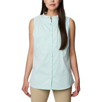 Columbia Cherry Creek Lane Sleeveless Tunic, Camiseta Sin Manga Verdes Para Mujer | 157830-ZTC